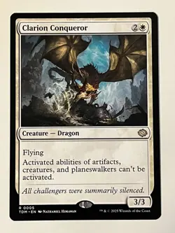 Clarion Conqueror Tarkir: Dragonstorm Non-Foil Regular MTG - Image 1