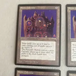 4X Stone Calendar - (mint or better) The Dark - MTG - Image 2