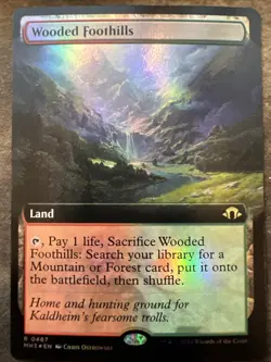 Wooded Foothills (Extended Art) Modern Horizons 3 Foil - Image 1