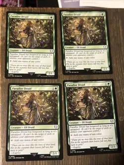 MTG - 4 x Paradise Druid - Playset - Lord of the Rings - LOTR - Near Mint NM - Image 1