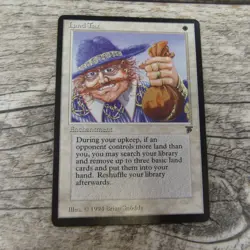 Magic The Gathering MTG Land Tax Legends 1994 MP Good Ungraded - Image 1