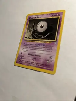 Pokemon TCG Unown [U] 51/75 Neo Discovery Regular LP+ - Image 3