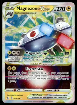 Pokemon TCG SWSH11: Lost Origin #057/196 Magnezone Vstar NM - Image 1