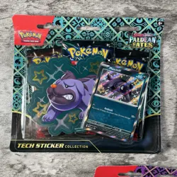 Pokemon Scarlet & Violet - Paldean Fates Tech Sticker Collection - Lot of 3 - Image 2