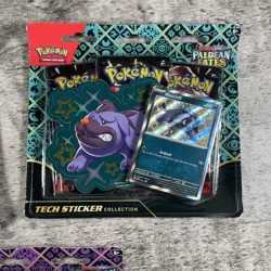 Pokemon Scarlet & Violet - Paldean Fates Tech Sticker Collection - Lot of 3 - Image 3