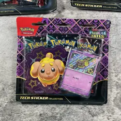 Pokemon Scarlet & Violet - Paldean Fates Tech Sticker Collection - Lot of 3 - Image 4