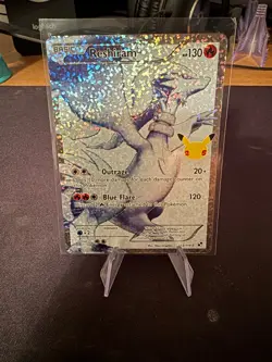 Pokemon Celebrations Classic Collection Reshiram Full Art 113/114 Pack Fresh - Image 1