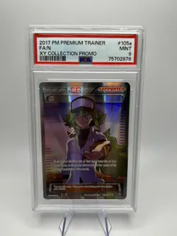 PSA 9 MINT 2017 Pokemon Premium Trainer XY Collection Promo 105a Full Art N - Image 1