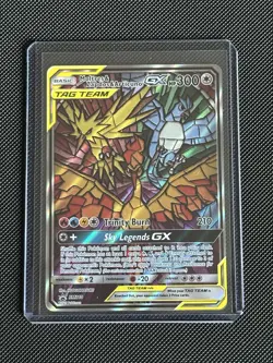 Pokemon MOLTRES/ZAPDOS/ARTICUNO GX SM210 Black Star Promo Hidden Fates ETB NM - Image 1
