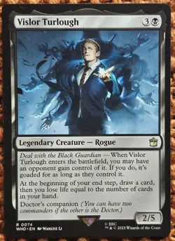 ✨Vislor Turlough✨ MTG | Universes Beyond: Doctor Who | NM/M | R 0074 - Image 1