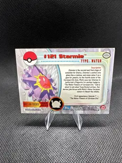 Topps Pokemon TV Animation Series 3 Starmie #121 Regular Non Holo Blue Label LP - Image 2
