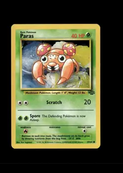 PARAS - 59/64 - Jungle - Pokemon - Image 1