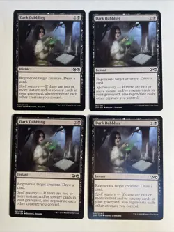 4x Mtg Ultimate Masters Dark Dabbling NM Magic The Gathering - Image 1