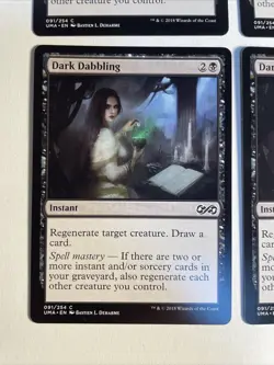 4x Mtg Ultimate Masters Dark Dabbling NM Magic The Gathering - Image 2
