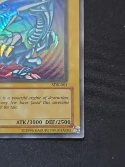 Blue-Eyes White Dragon SDK-001 Ultra Rare Unlimited Edition Yugioh TCG - Image 5