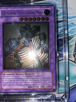CGC 10 - Elemental Hero Grand Neos STON-EN035 1st Edition Ultimate Rare YuGiOh - Image 5