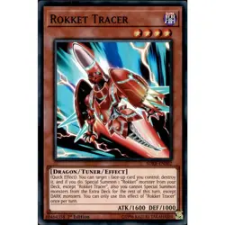 Rokket Tracer Yu-Gi-Oh! SDRR-EN002 1st Super Rare - Image 1
