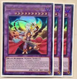 3x Lunalight Leo Dancer 1st Edition Ultra Rare RA04-EN053 Yu-Gi-Oh - Image 1