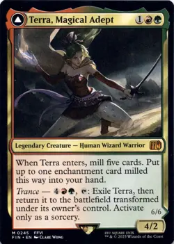 Terra, Magical Adept - Final Fantasy - Magic MTG NM - Image 1
