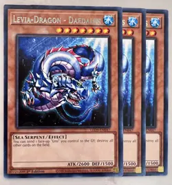 Yugioh x3 Levia-Dragon - Daedalus LED9-EN047 Common 1st Edition - Image 1