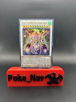Yu-Gi-Oh! Crystal Clear Wing Over Synchro Dragon SUDA-EN039 - Ultra Rare - Image 1