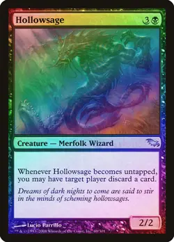 Hollowsage FOIL Shadowmoor NM Black Uncommon MAGIC THE GATHERING CARD ABUGames - Image 1