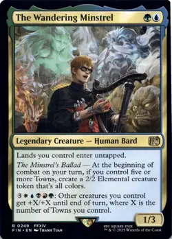 The Wandering Minstrel- Final Fantasy - Magic MTG NM - Image 1