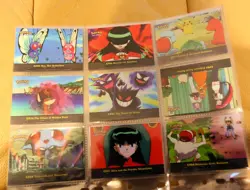 POKEMON 1998 TOPPS COMPLETE SET OF 25 TRADING CARDS IN SLEEVES EP1 - EP25 - Image 1