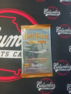 Harry Potter Quidditch Cup Trading Card Game (1) Booster Pack 2001 SEALED - Image 1