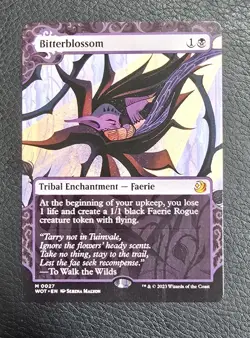 Bitterblossom Wilds of Eldraine: Enchanting Tales Regular MTG NM Magic Card - Image 1