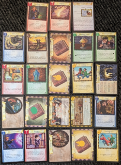 Harry Potter Trading Card Game lot - 22 Cards + Rules Card - Image 1