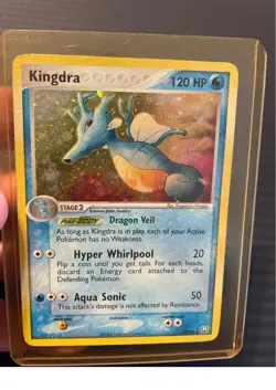 Team Rocket Returns 2004 Pokemon Card TCG Kingdra 12/109 NM Holo - Image 1