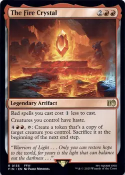 The Fire Crystal - Final Fantasy - Magic MTG NM - Image 1