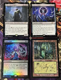 Mtg - Secret Lair - Post Malone Card Lot - No Box - Sigil Citadel Yawgmoth - LP - Image 1