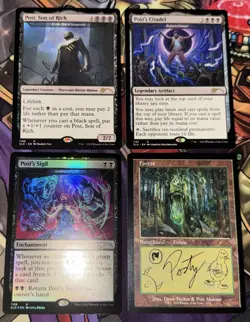 Mtg - Secret Lair - Post Malone Card Lot - No Box - Sigil Citadel Yawgmoth - LP - Image 2