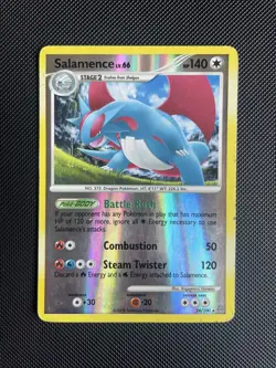 Salamence Reverse Holo - DP Stormfront 24/100 - Rare Pokemon Card - MP - Image 1