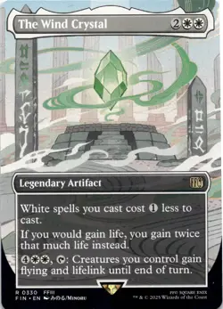 The Wind Crystal (Borderless) - Final Fantasy - Magic MTG NM - Image 1