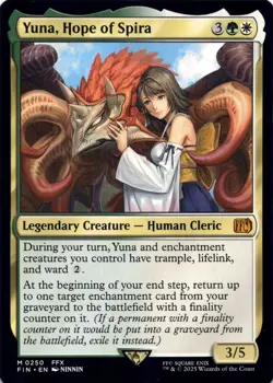 Yuna, Hope of Spira - Final Fantasy - Magic MTG NM - Image 1