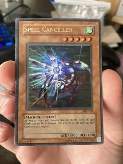 Spell Canceller MFC-020 - Magician's Force - Yugioh Card - SMALL CREASE - Image 1
