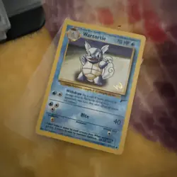 Wartortle - 63/130 - Gold W Stamped Promo Base Set 2 TCG - Pokemon Card - LP - Image 2