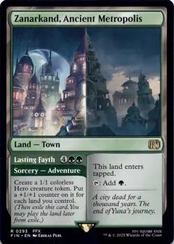 Zanarkand, Ancient Metropolis - Final Fantasy - Magic MTG NM - Image 1