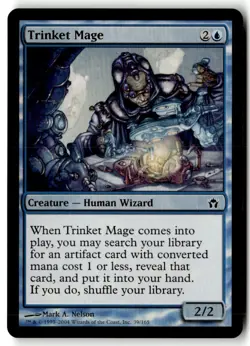 MTG Foil Trinket Mage - Fifth Dawn Moderately Played English - Image 1
