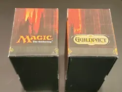 MTG Magic the Gathering Guildpact Fat Pack Empty Box Set Of 2 - Image 4
