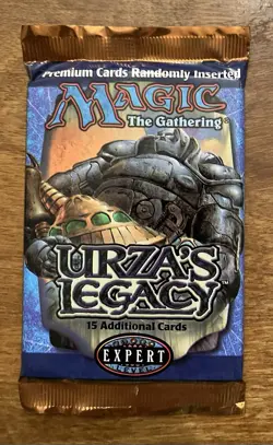 MTG URZA'S LEGACY Sealed Booster Pack from Box - Magic - Urza's Saga Block - Image 1