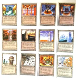 Magic the Gathering * MTG * Set of Urza's Mine, Power Plant, Tower * Chronicles - Image 1
