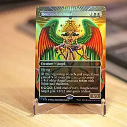 Resplendent Angel M Borderless FOIL #334 | LCI Lost Caverns Of Ixalan | MTG - Image 1