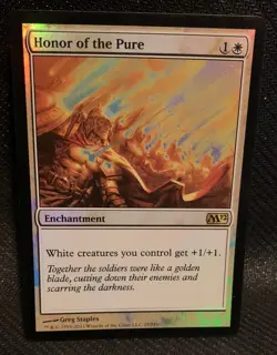 MTG - 1x Honor of the Pure - Foil - Magic Core Set 2011 NM - Image 1