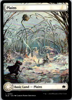 Magic the Gathering Plains #265 Full Art Bloomburrow MTG Free Shipping! - Image 1