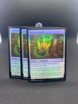***Haunted Cloak FOIL x3*** #389 MTG Commander Masters - Image 1