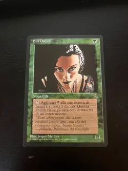 MTG ELVES OF DEEP SHADOW - EXC ELFI OSCURI IT_DK - ITALIAN VINTAGE - Image 1